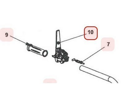 Commande d'embrayage pour scarificateur Roques & Lecoeur (0002020091)