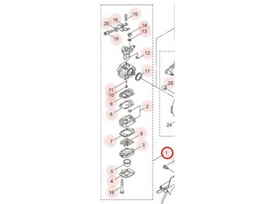 Carburateur pour souffleur Maruyama (276045)