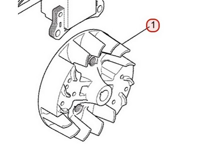 Volant magnétique pour moteur Mitsubishi (KE11029AA)