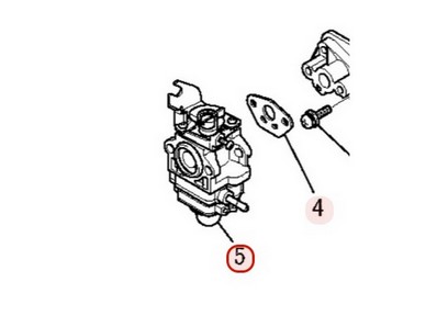 Carburateur pour moteur Mitsubishi (KK22061BA)