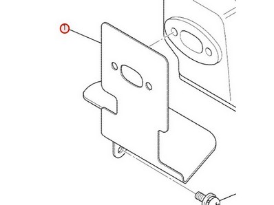 Joint d'échappement pour moteur Mitsubishi (KM70070AA)