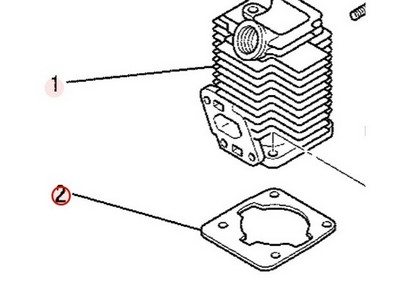 Joint d'embase pour moteur Mitsubishi (KW32010AA)