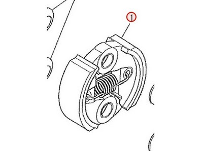 Embrayage pour moteur Mitsubishi (LT01058BA)