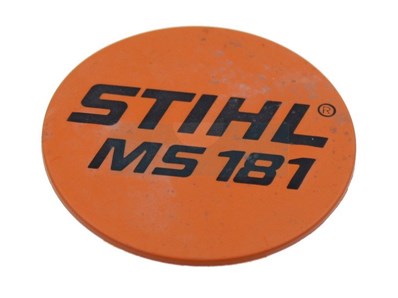 Plaque matricule pour tronçonneuse Stihl (11399671501)