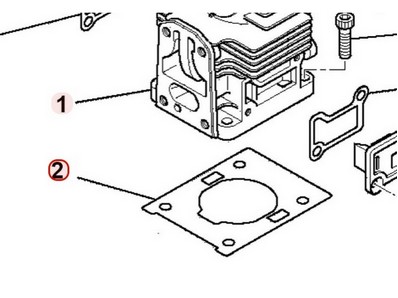 Joint d'embase pour moteur Mitsubishi (KW32031BA)