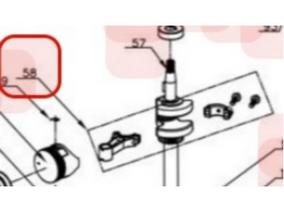 Bielle pour moteur Y80V (chinois) (TY1470000000)