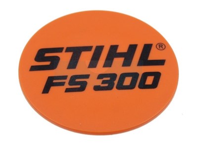 Plaque matricule pour débroussailleuse Stihl (41349671509)