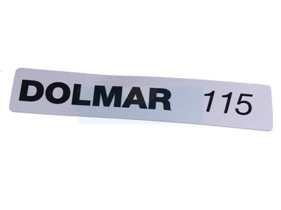 Autocollant pour tronçonneuse Dolmar (980114754)