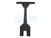Poignée d'obturateur pour tracteur tondeuse Husqvarna (532165570)