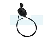 Commande d'accélérateur pour tondeuse Castelgarden / GGP / Stiga (181005533/0)