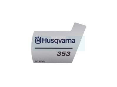 Autocollant pour tronçonneuse Husqvarna (537370510)