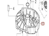Carter moteur inférieur pour moteur Loncin (0001210321)
