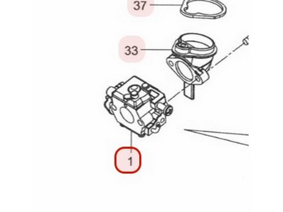 Carburateur pour tronçonneuse Maruyama (274865)