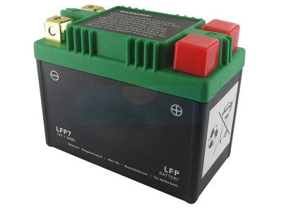 Batterie de démarrage Lithium-Fer-Potassium (LiFePo4 ou LFP) 12V 10Ah, CCA 120, 24Wh (2100006)