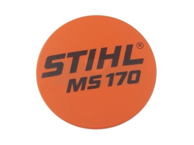 Plaque matricule pour tronçonneuse Stihl (11309671504)