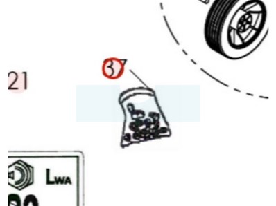 Kit visserie pour motobineuse Sarp / Pubert (0300000003)