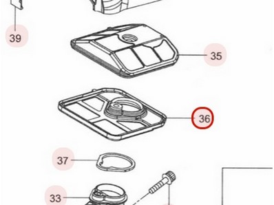 Filtre à air (inférieur) pour tronçonneuse Maruyama (285923)