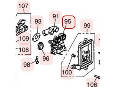 Carburateur pour moteur Zenoah (848GG08104)