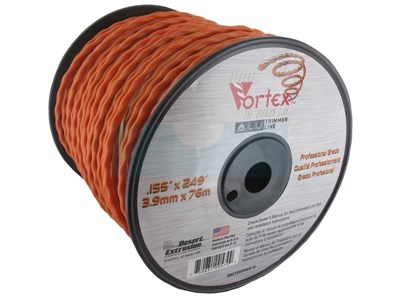 Fil nylon copolymère vortex Alu orange 3,9mm / 76m