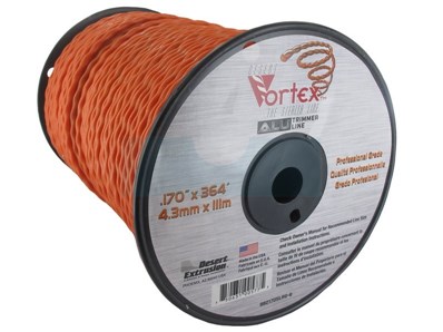 Fil nylon copolymère vortex Alu orange 4,3mm / 110m