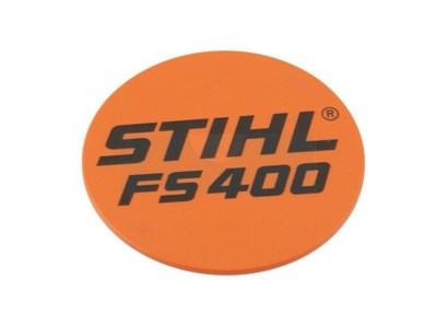 Plaque matricule pour débroussailleuse Stihl (41289671505)