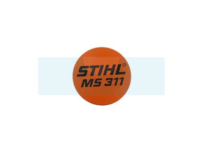 Plaque de matricule pour tronçonneuse Stihl (11409671501)