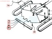 Lame pour tondeuse Pubert (0320020011)