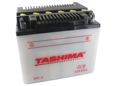 Batterie plomb Tashima renforcée 12V, 8Ah (FB7CA)