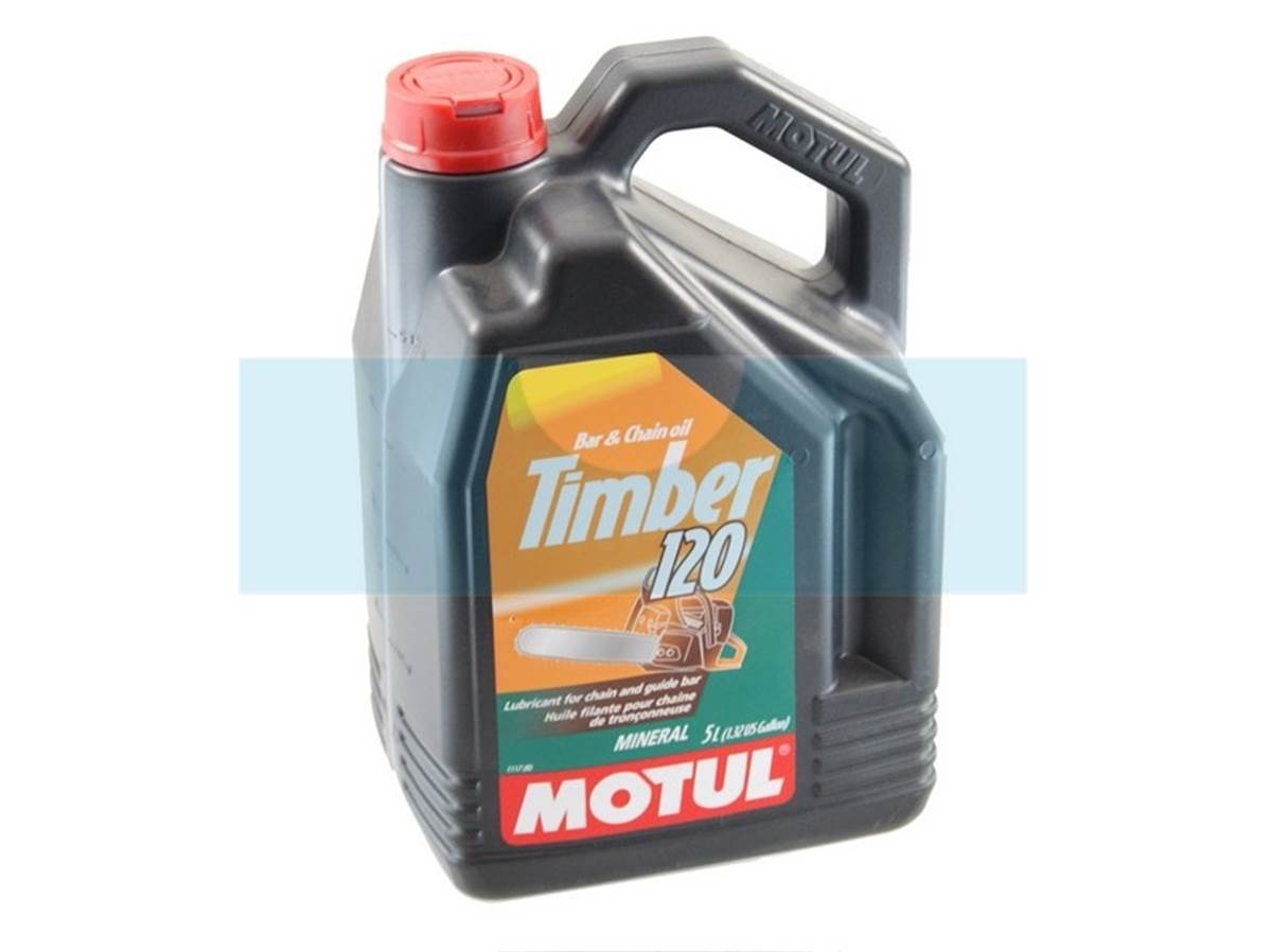 Huile chaîne de tronçonneuse CHAIN MOTUL : le bidon de 5L à Prix Carrefour