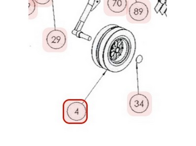 Roue pour scarificateur Roques & Lecoeur (0002020022)