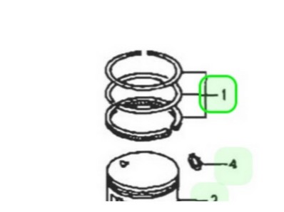 Segment pour moteur Honda (13010ZM7000)