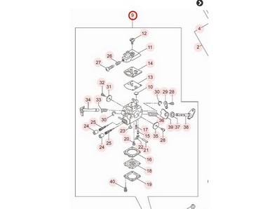 Carburateur pour tronçonneuse Maruyama (285643)