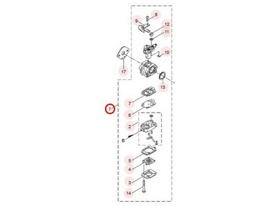 Carburateur pour débroussailleuse Maruyama (288364)