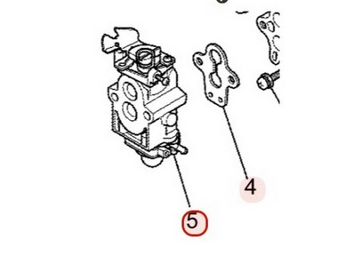 Carburateur pour moteur Mitsubishi (KK22076CA)