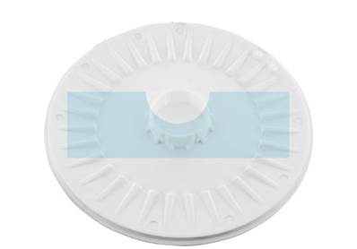 Enjoliveur de roue blanc pour tondeuse CastelGarden / GGP (1221103010)