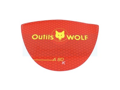 Autocollant pour tracteur tondeuse Wolf (54516)