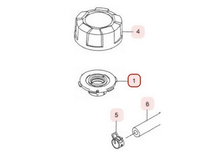 Joint de bouchon d'essence pour moteur Kawasaki (110612216)