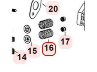 Ressort de soupape pour moteur Loncin (1403400390001)