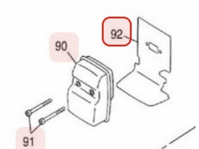 Joint d'échappement pour moteur Zenoah (848F0115C2)