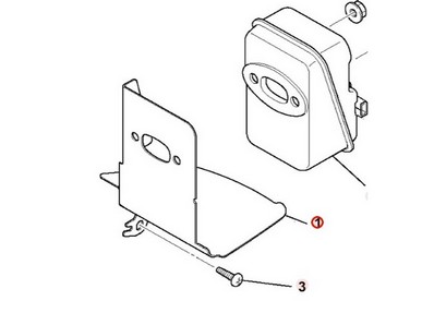 Joint d'échappement pour moteur Mitsubishi (KM70086AB)