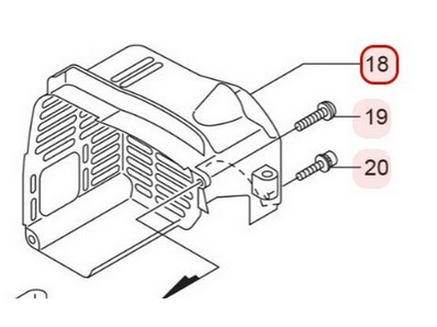 Capot moteur pour souffleur Maruyama (283054)