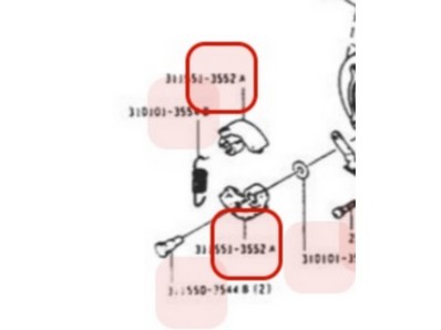 Masselotte d'embrayage pour moteur Kawasaki (490492080)