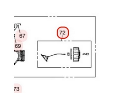 Bouchon d'essence pour moteur Zenoah (848EU08510)