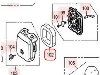 Filtre à air pour moteur Zenoah (T155182170)